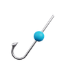 3d fishing hook logo