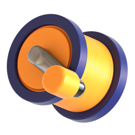 Fishing Reel  3D Icon