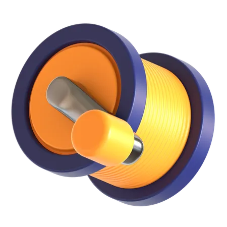 Fishing Reel  3D Icon