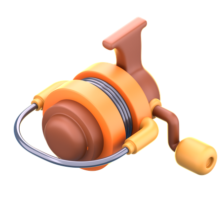 Fishing Reels  3D Icon