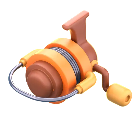 Fishing Reels  3D Icon