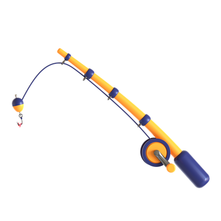 Fishing Rod  3D Icon