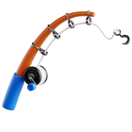 Fishing Rod  3D Icon