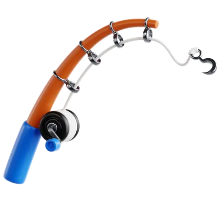 Fishing Rod  3D Icon