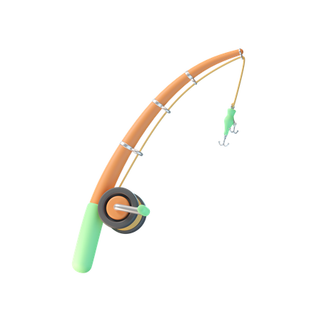 Fishing Rod  3D Icon