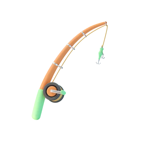 Fishing Rod  3D Icon