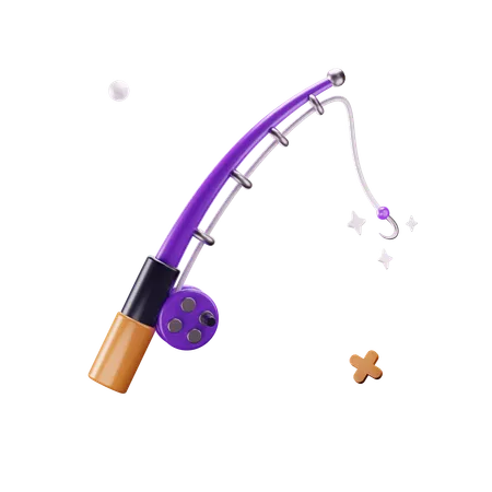 Fishing Rod  3D Icon