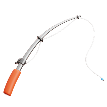 Fishing Rod  3D Icon