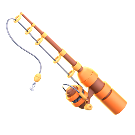 Fishing Rod  3D Icon