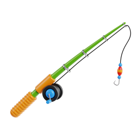 Fishing Rod  3D Icon