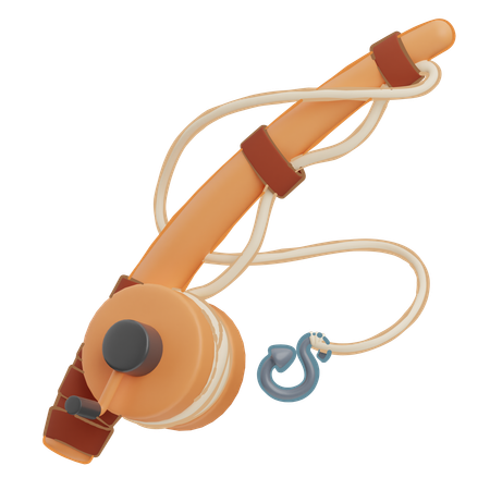 Fishing Rod  3D Icon