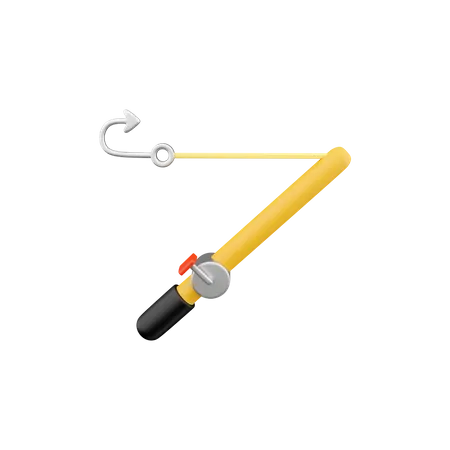 Fishing Rod  3D Icon