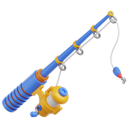 Fishing Rod  3D Icon