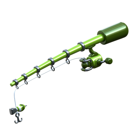 Fishing Rod 3D Icon