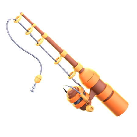 Fishing Rod 3D Icon