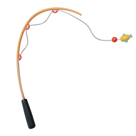 Fishing Rod 3D Icon