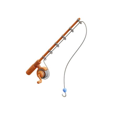 Fishing Rod  3D Illustration