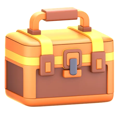 Fishing Tackle Box  3D Icon