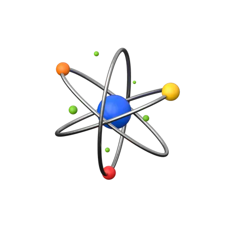 Física molecular  3D Icon