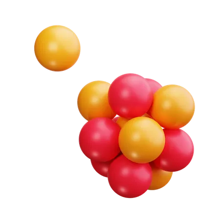 Fission Reaction  3D Icon