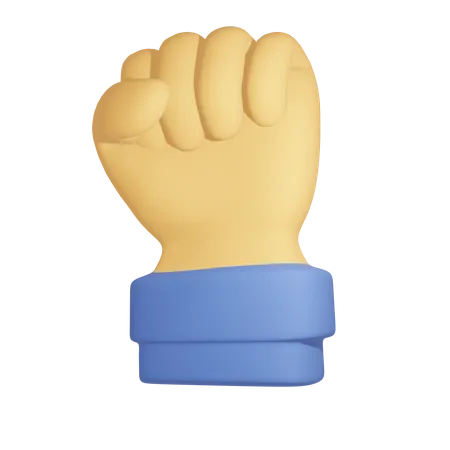 Fist Punch 3 D Hand 3D Illustration