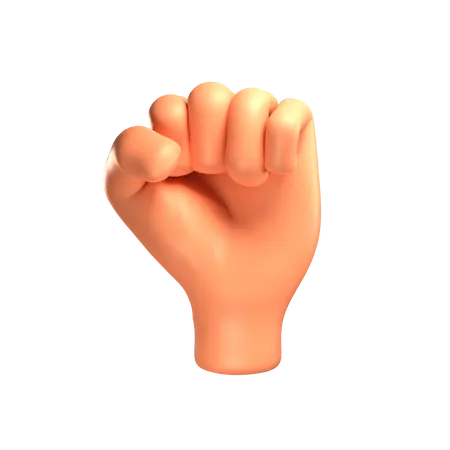 Fist 3D Illustration