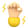 3d fist emoji