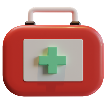 Fist Aid Kit  3D Icon