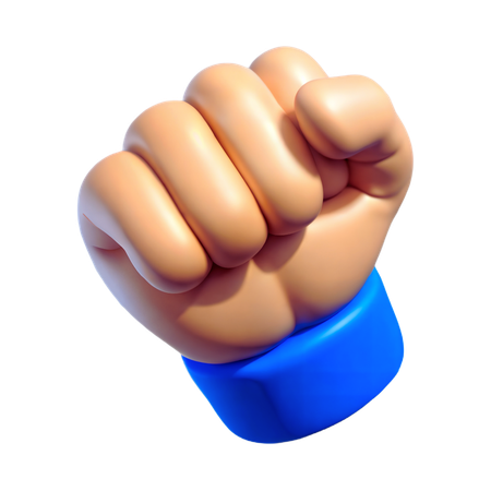 Fist Bump Gesture  3D Icon