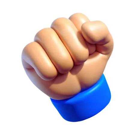 Fist Bump Gesture  3D Icon