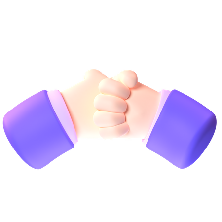 Fist Bump Gesture  3D Icon
