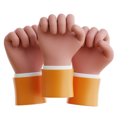 Fist Hand  3D Icon