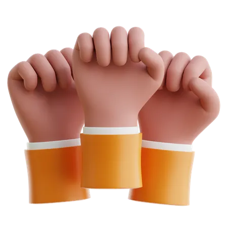 Fist Hand  3D Icon