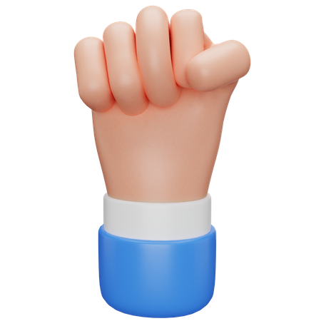 Fist Hand 3D Illustration