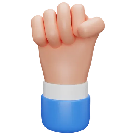 Fist Hand  3D Illustration