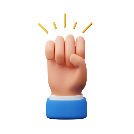 Fist Hand Gesture Download This Item Now 3D Icon