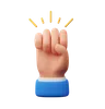 Fist hand gesture
