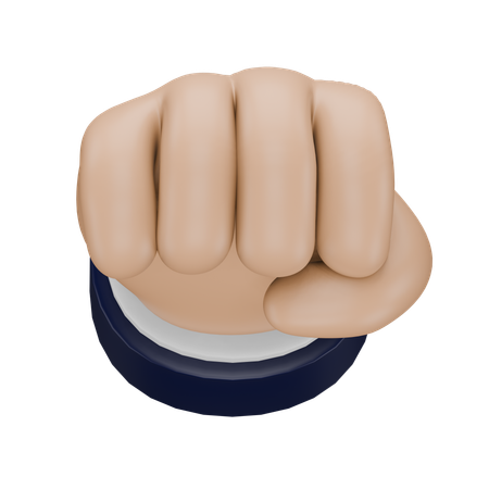 Fist  Hand Gesture  3D Icon