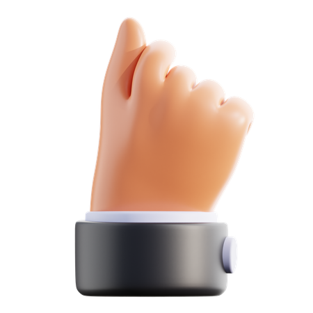 Fist Hand Gesture  3D Icon