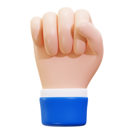 Fist Hand Hand Gesture  3D Icon