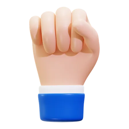 Fist Hand Hand Gesture  3D Icon