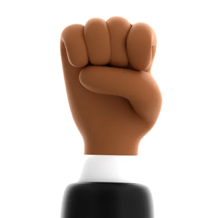 Fist Hand Gesture  3D Icon