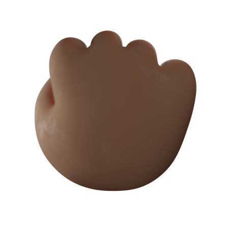 Fist Hand Gesture  3D Icon