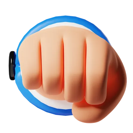 Fist Hand Gesture 3 D Illustration 3D Icon