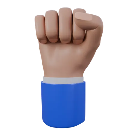 Fist Hand Gestures  3D Icon