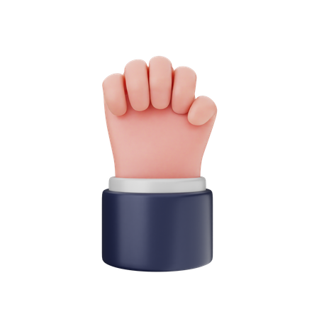 Fist Hand Gestures  3D Icon