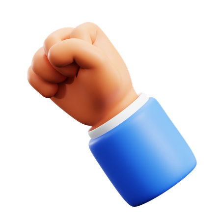 Fist Hand Gestures  3D Icon