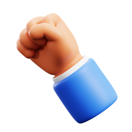 Fist Hand Gestures  3D Icon