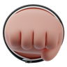 hand gestures fist 3d logos