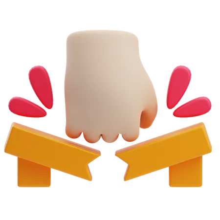 Fist Punch  3D Icon